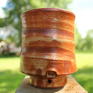 shino cup with finger drags